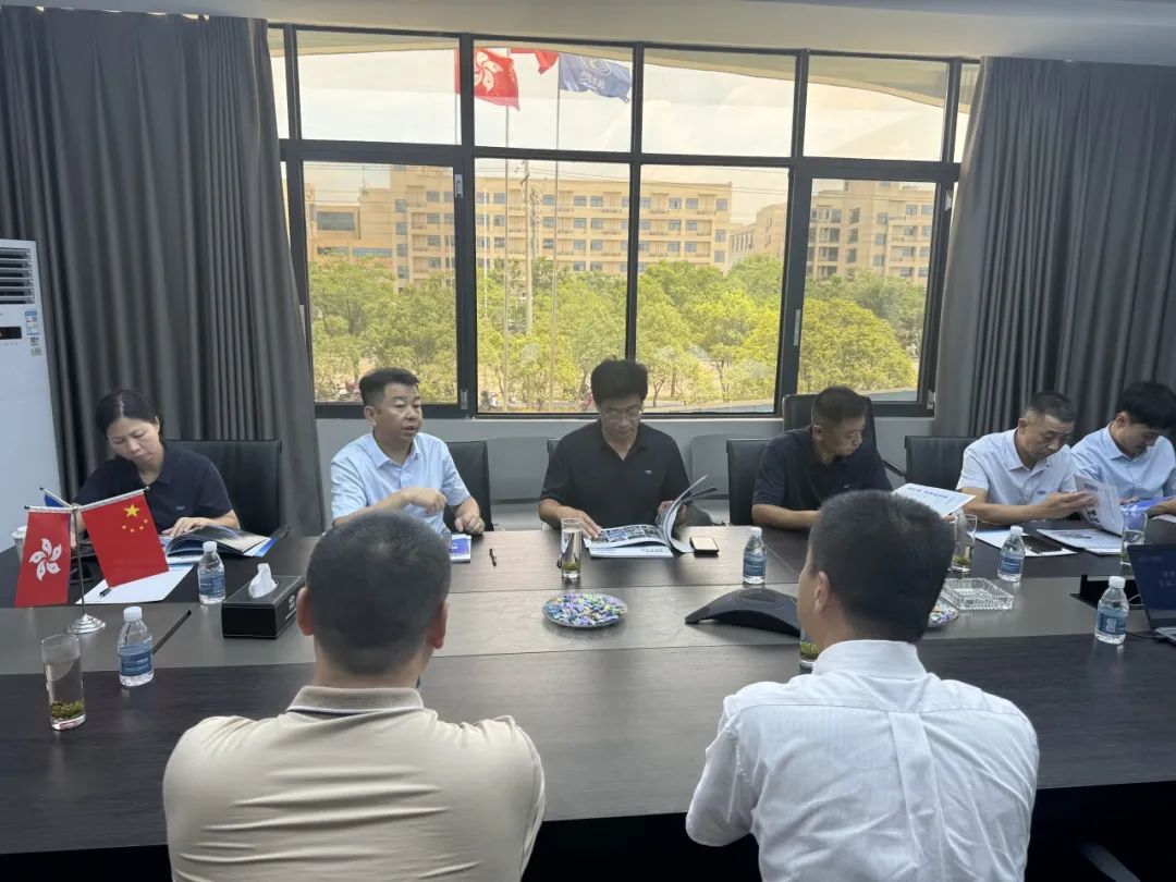 歡迎懷化沅辰水務(wù)范總一行蒞臨我司參觀指導！